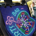 Darts Bar Sign Print Pet Car Back Seat Cover