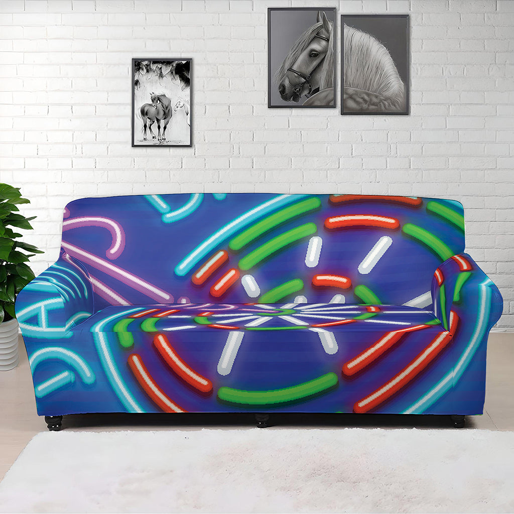 Darts Bar Sign Print Sofa Cover