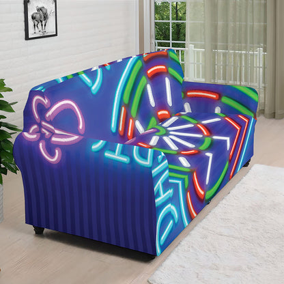 Darts Bar Sign Print Sofa Cover