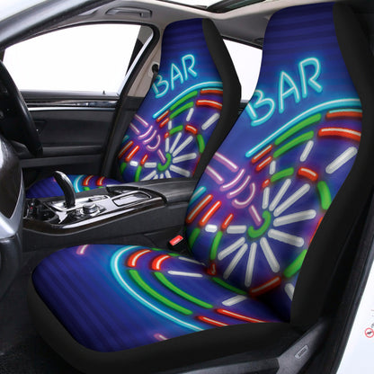 Darts Bar Sign Print Universal Fit Car Seat Covers