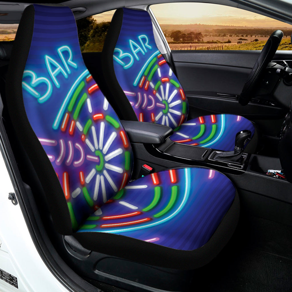 Darts Bar Sign Print Universal Fit Car Seat Covers