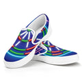 Darts Bar Sign Print White Slip On Sneakers