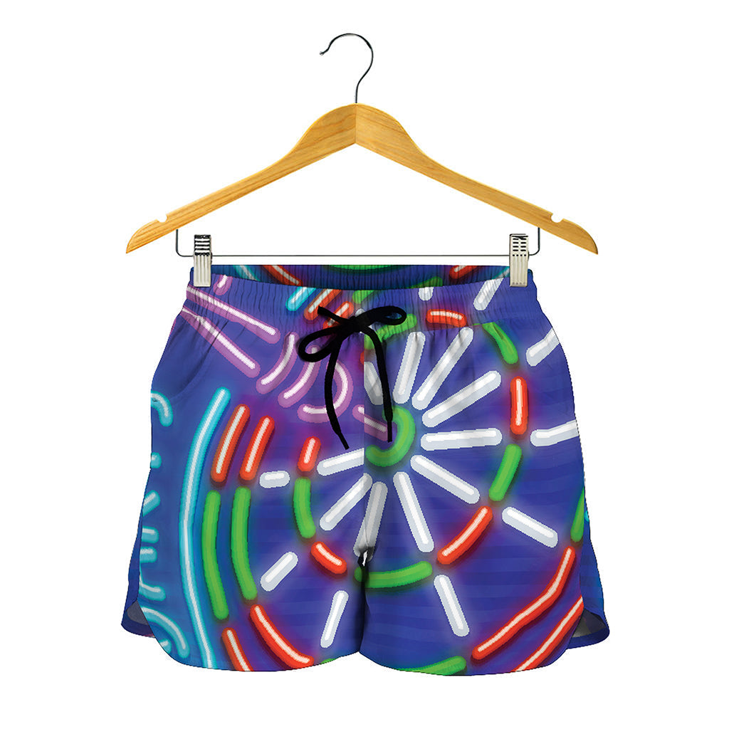 Darts Bar Sign Print Women's Shorts