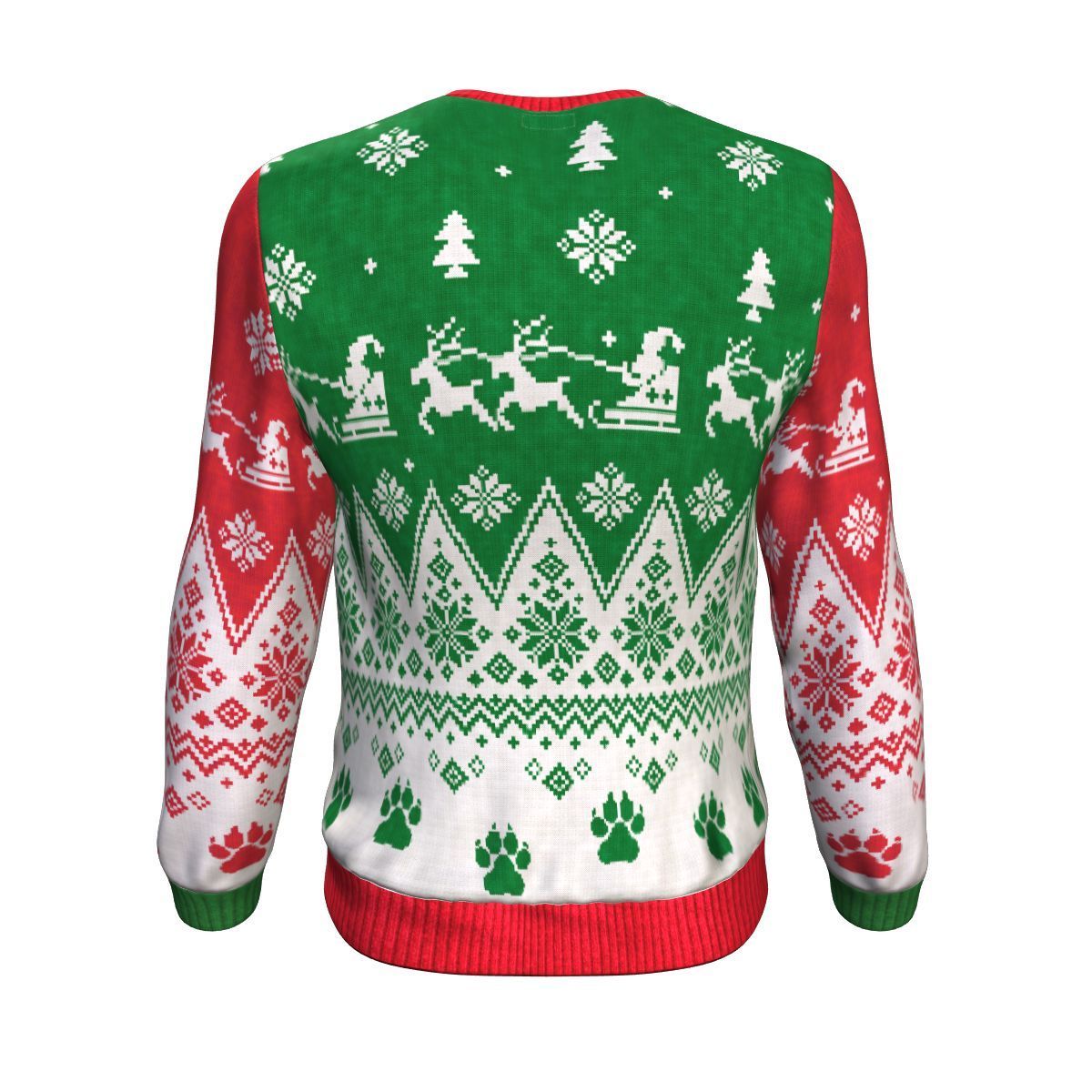 Dashing Through The NO Ugly Christmas Unisex Crewneck Sweatshirt GearFrost