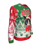 Dashing Through The NO Ugly Christmas Unisex Crewneck Sweatshirt GearFrost