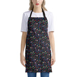 Day Of The Dead Calavera Cat Print Apron