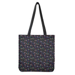 Day Of The Dead Calavera Cat Print Tote Bag