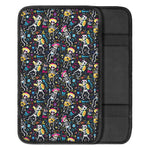 Day Of The Dead Mariachi Skeletons Print Car Center Console Cover