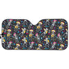 Day Of The Dead Mariachi Skeletons Print Car Sun Shade