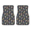 Day Of The Dead Mariachi Skeletons Print Front Car Floor Mats