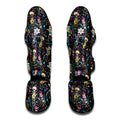 Day Of The Dead Mariachi Skeletons Print Muay Thai Shin Guards
