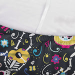 Day Of The Dead Mariachi Skeletons Print Sofa Cover