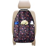 Day Of The Dead Skeleton Pattern Print Car Seat Organizers