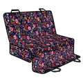 Day Of The Dead Skeleton Pattern Print Pet Car Back Seat Cover