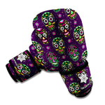 Day Of The Dead Sugar Skull Print Boxing Gloves