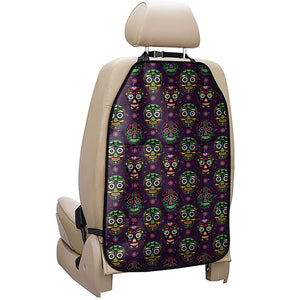 Day Of The Dead Sugar Skull Print Car Seat Organizers