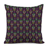 Day Of The Dead Sugar Skull Print Pillow Cover