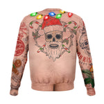 Sexy Xmas Life Tattoo Christmas Crewneck Sweatshirt