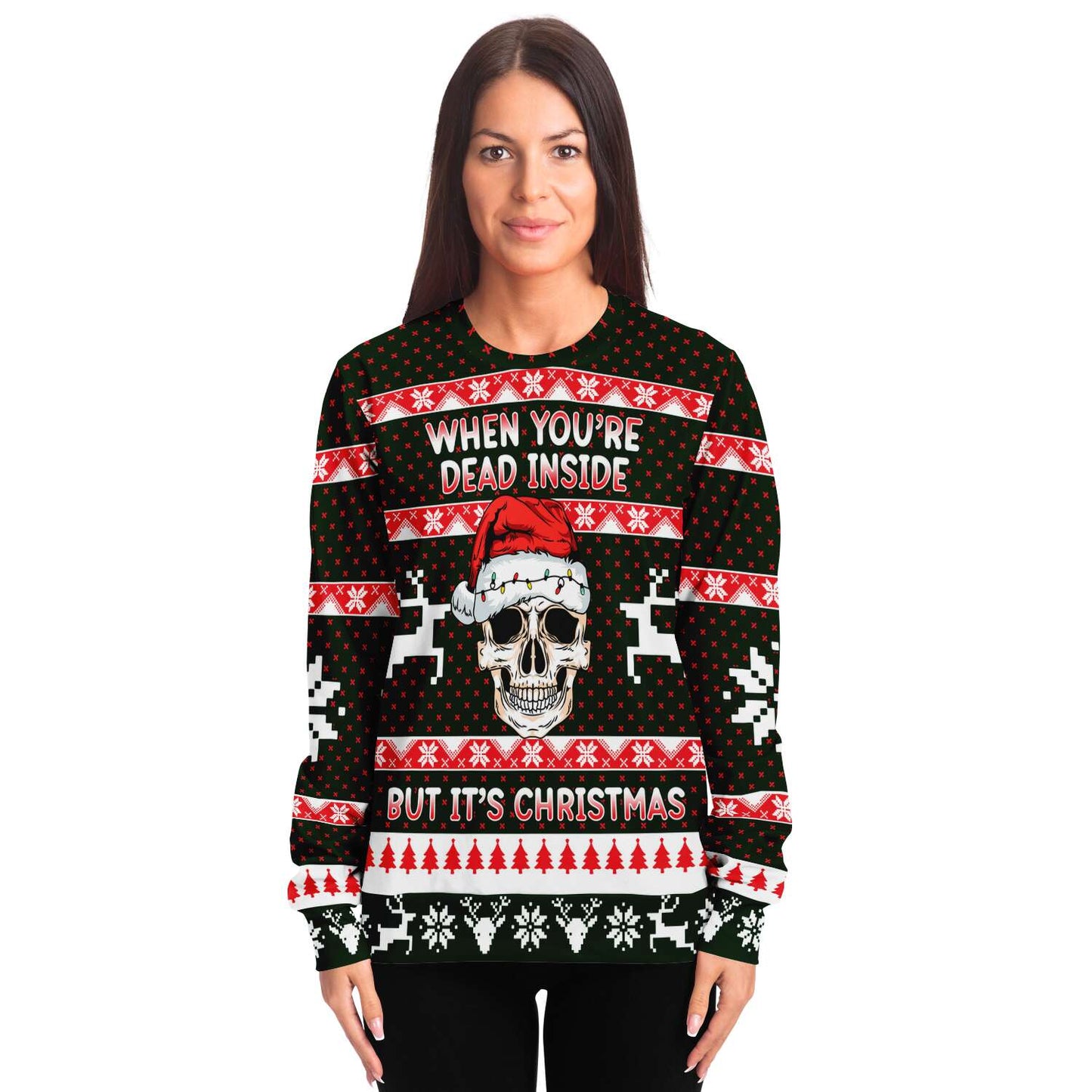 When You're Dead Inside But It's Christmas Ugly Christmas Sweater