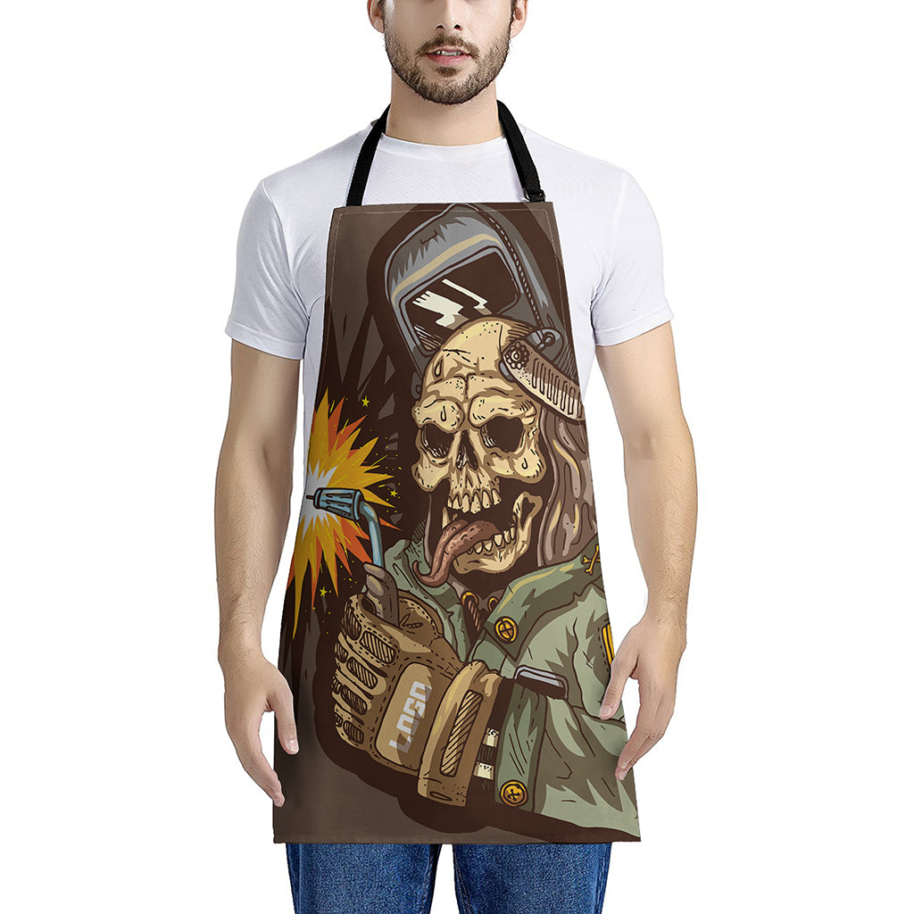 Dead Welder Print Apron
