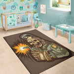 Dead Welder Print Area Rug