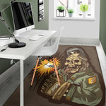 Dead Welder Print Area Rug