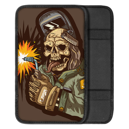 Dead Welder Print Car Center Console Cover