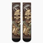 Dead Welder Print Crew Socks