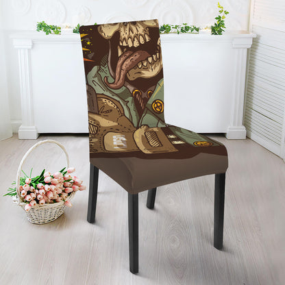 Dead Welder Print Dining Chair Slipcover