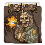 Dead Welder Print Duvet Cover Bedding Set