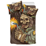 Dead Welder Print Duvet Cover Bedding Set