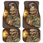 Dead Welder Print Front and Back Car Floor Mats