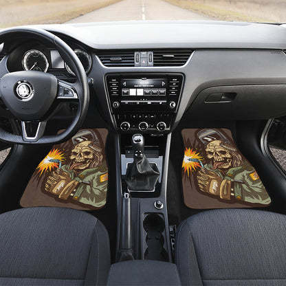 Dead Welder Print Front Car Floor Mats