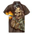 Dead Welder Print Men's Short Sleeve Shirt