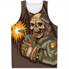 Dead Welder Print Men's Tank Top