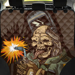 Dead Welder Print Pet Car Back Seat Cover
