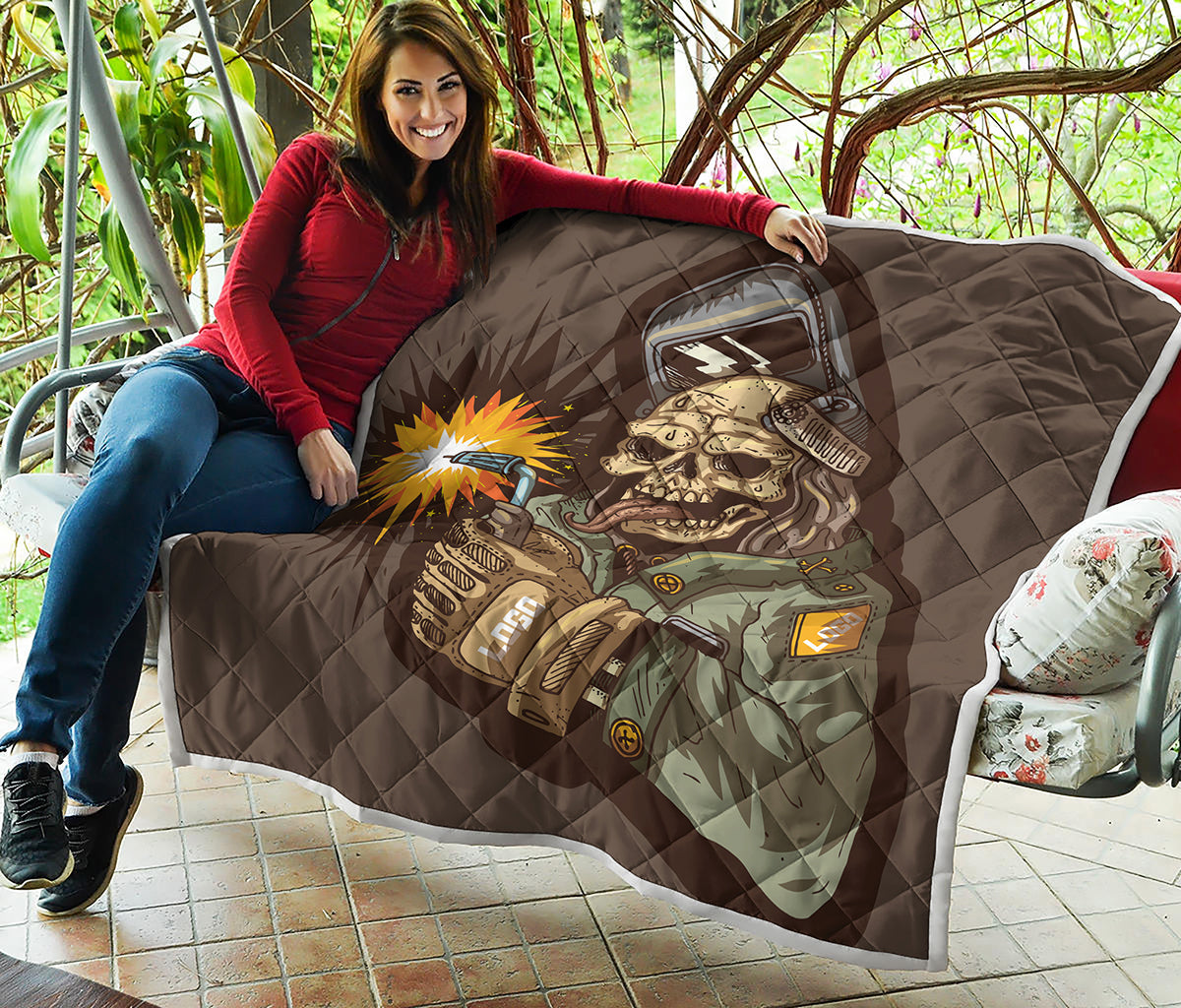 Dead Welder Print Quilt