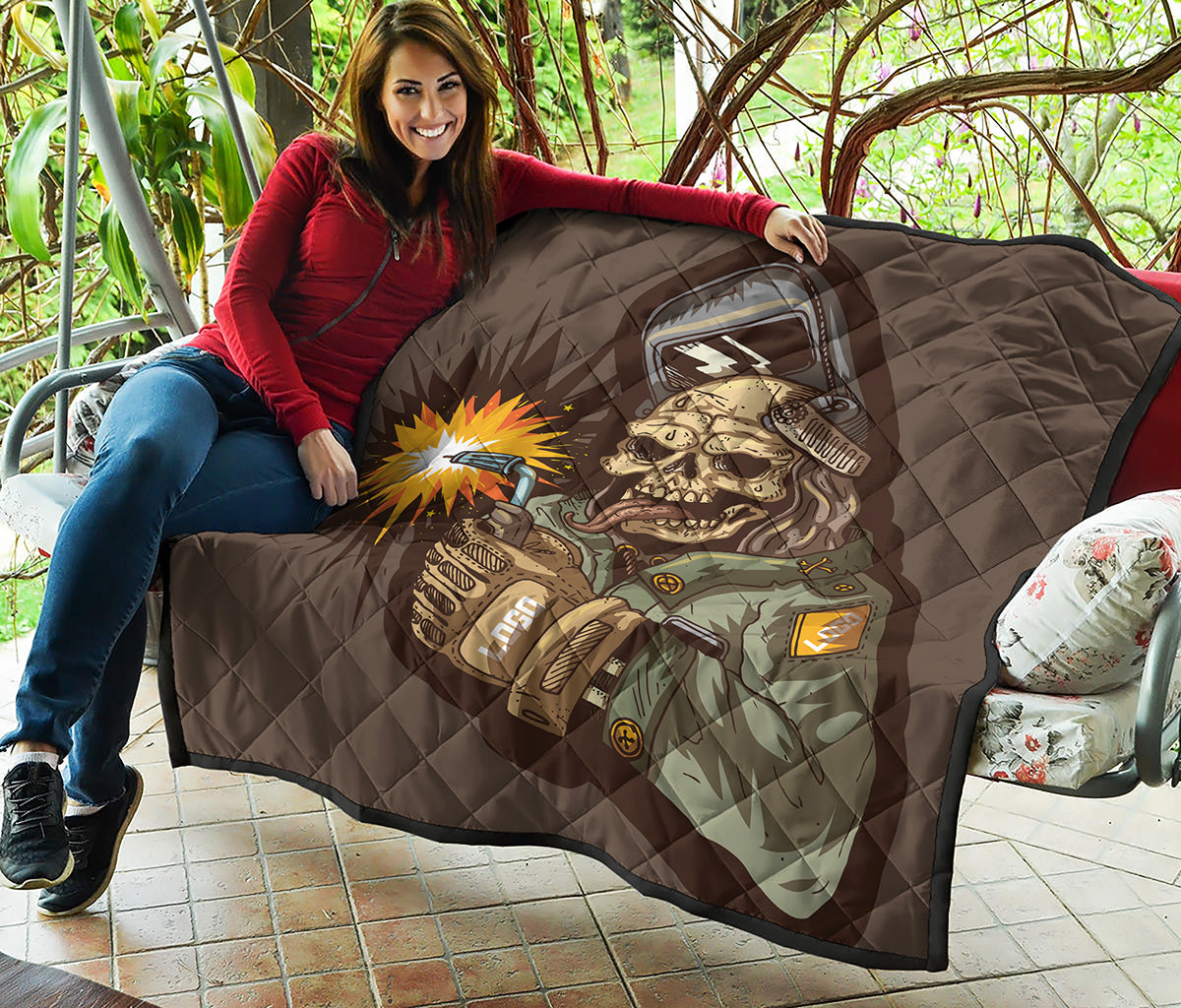Dead Welder Print Quilt