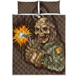 Dead Welder Print Quilt Bed Set