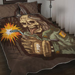 Dead Welder Print Quilt Bed Set