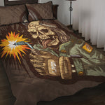 Dead Welder Print Quilt Bed Set