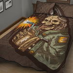 Dead Welder Print Quilt Bed Set