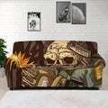 Dead Welder Print Sofa Cover