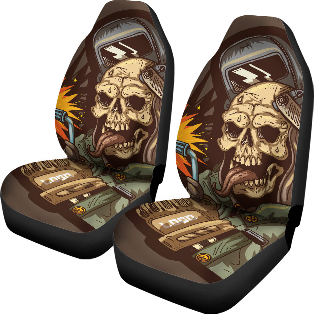 Dead Welder Print Universal Fit Car Seat Covers