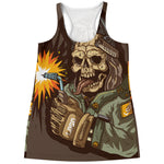 Dead Welder Print Women's Racerback Tank Top