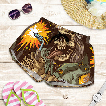 Dead Welder Print Women's Shorts