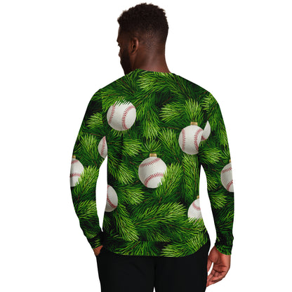 Baseball Christmas Tree Ugly Christmas Sweater