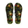 Decorated Christmas Tree Print Flip Flops