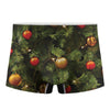 Decorated Christmas Tree Print Men's Boxer Briefs