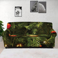 Decorated Christmas Tree Print Sofa Cover